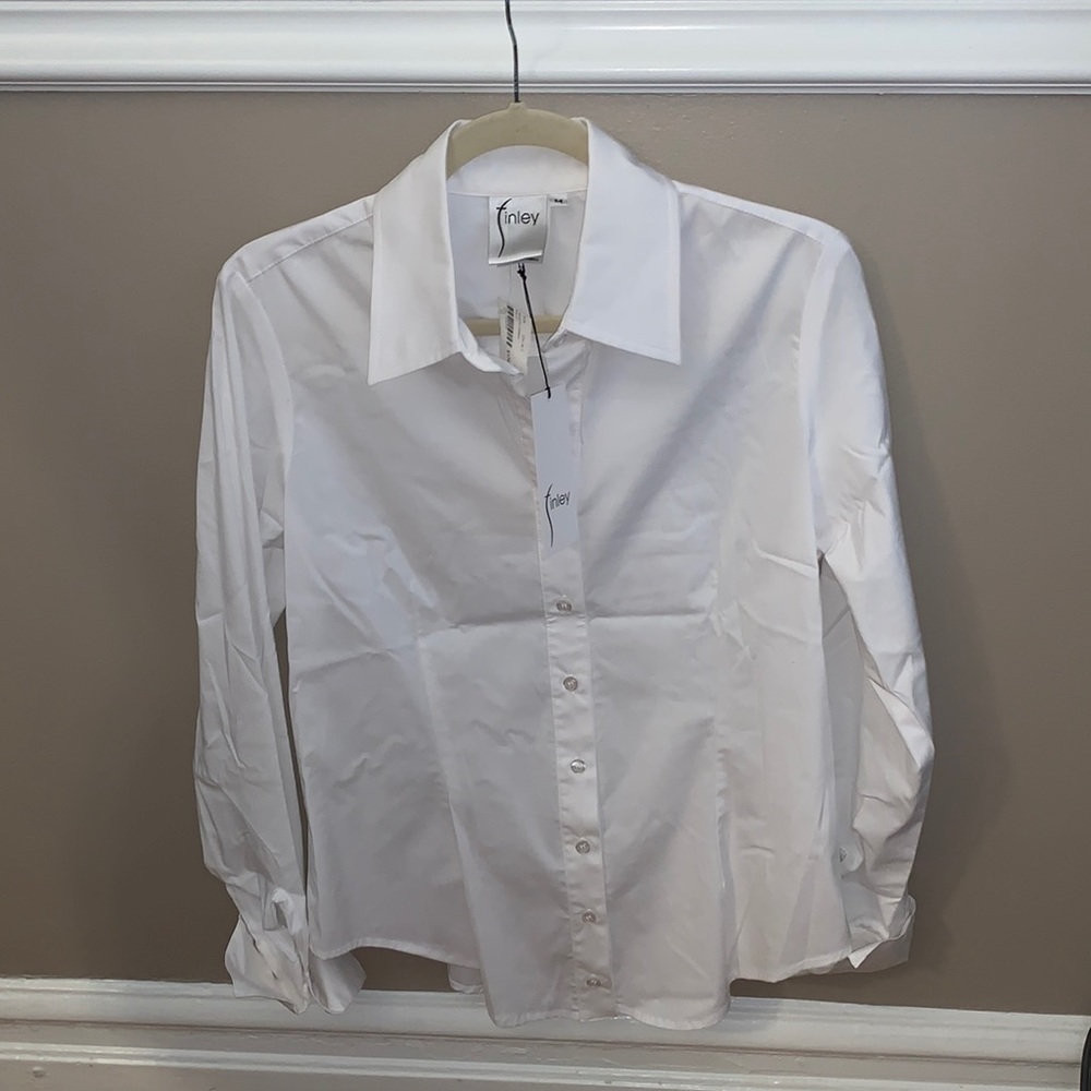 Tinley button down white shirt